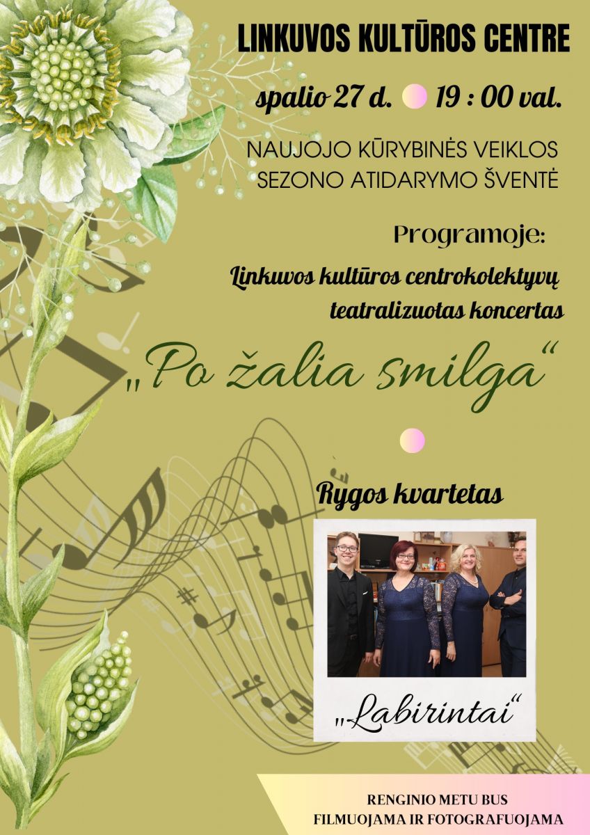 SPALIS: chorinės muzikos renginiai Lietuvoje (atnaujinta 10 25 15:04 ...